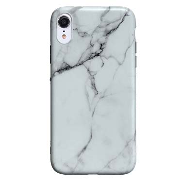 Uolo Sleek Marble White, iPhone XR